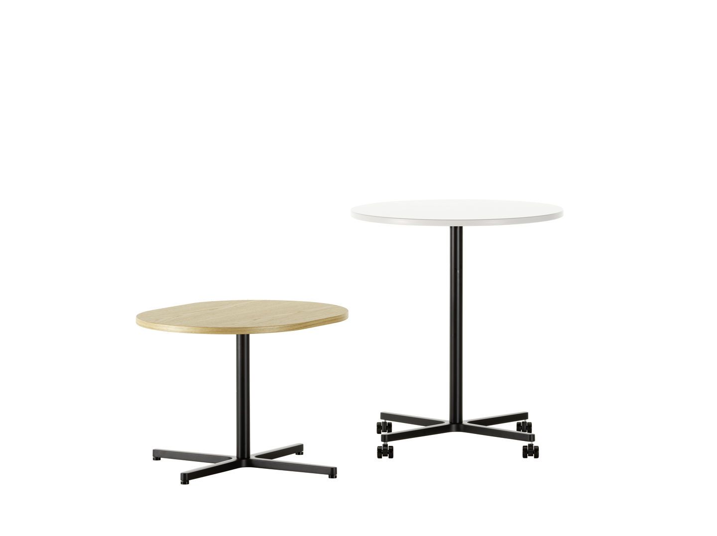 Круглый журнальный столик с колесами VITRA мягкая работа ARCH-00090348 - Вид №1