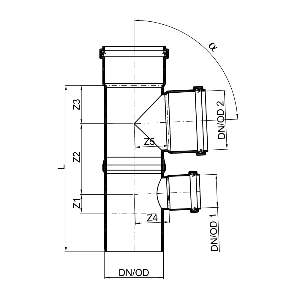 01947 Крестовины Tece  - Вид №1