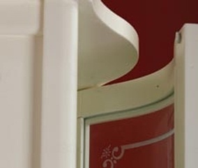 Витрина MIGLIORE Bella ML.BLL-VT451.DR со стеклянной дверцей, нежно-розовый ML.BLL-VE451.DR - Вид №3