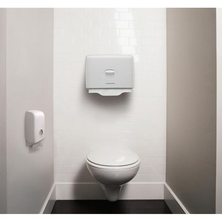 6957 Kimberly Clark Диспенсер покрытий на унитаз белый Kimberly Clark Professional Aquarius 6957 белый  - Вид №2