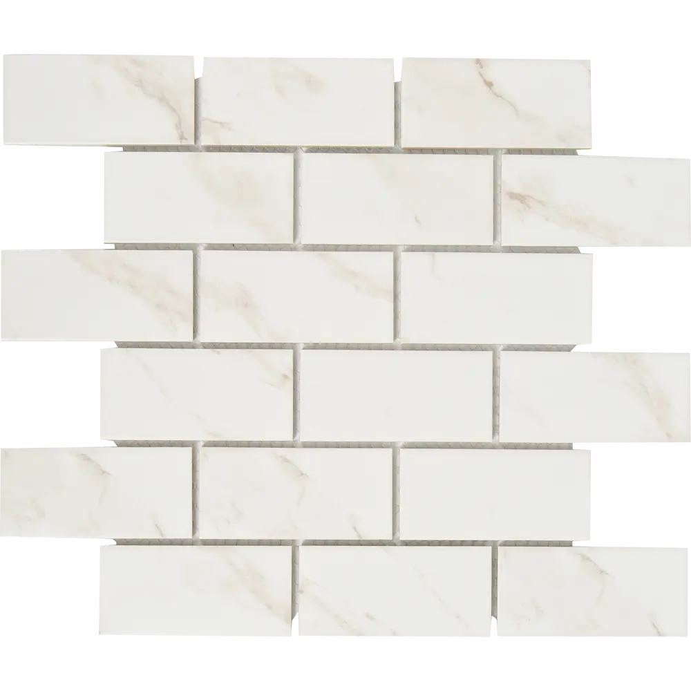 Мозаика фарфоровая Artens Remix 29.6x29.1 см цвет белый серый 82661995 STLM-2019502 Marble - Вид №1