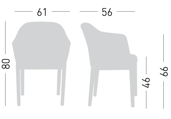 Мягкое кресло с подлокотниками GABER Manaa ARCH-00065141 - Вид №13