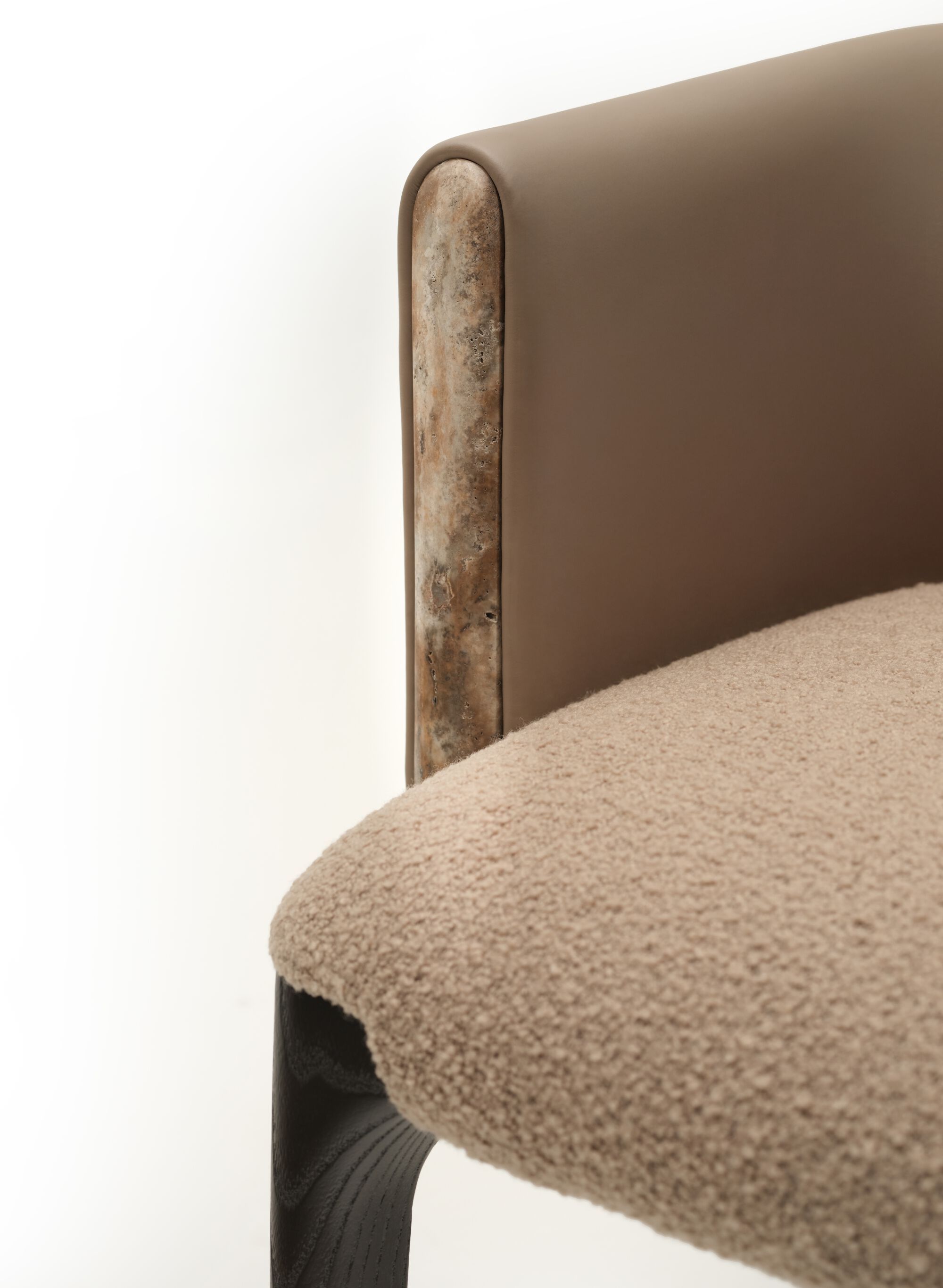 Кожаный мягкий стул Enne ANGELIT ARCH-00108665 - Вид №7