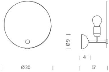 NEMO Настенный светильник из алюминия Kuta sun-id-1504665 - Вид №6