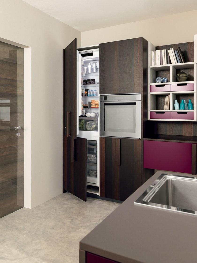 Febal Casa Встроенная кухня Fenix-NTM® с полуостровом sun-id-1352092 - Вид №11