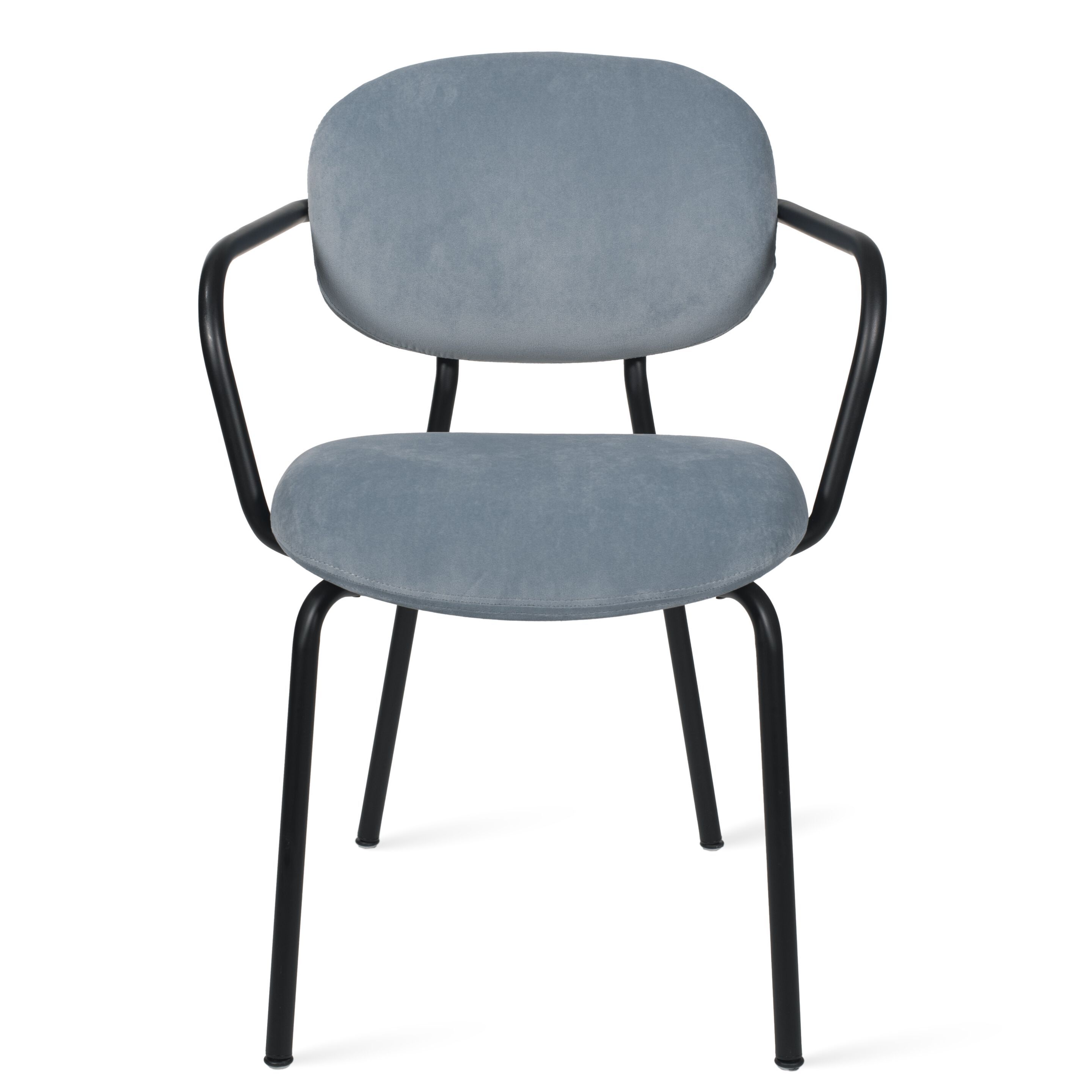 Мягкий тканевый стул с подлокотниками Infiniti круглый ARCH-00137168 - Вид №4