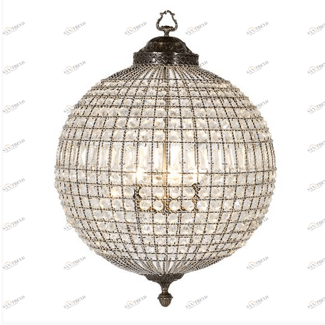 Люстра Kasbah L от Eichholtz бронзовая 104925 EICHHOLTZ ДИЗАЙНЕРСКИЕ, EICHHOLTZ, ШАР 061576 Бронза 