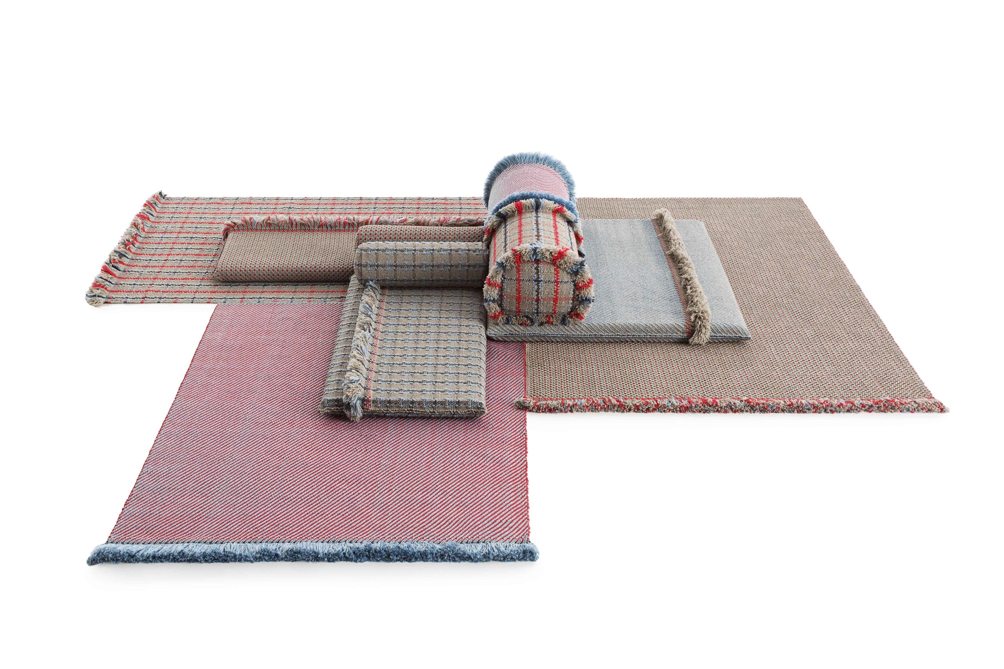 Наружная полипропиленовая цилиндрическая полосатая подушка GAN Garden Layers ARCH-00033322 - Вид №5