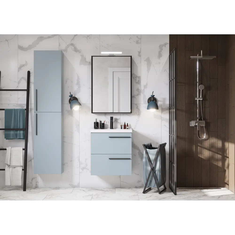 Полуколонна AQUATON Амели для ванной в стиле фьорд 84028904 STLM-0046272 - Вид №3