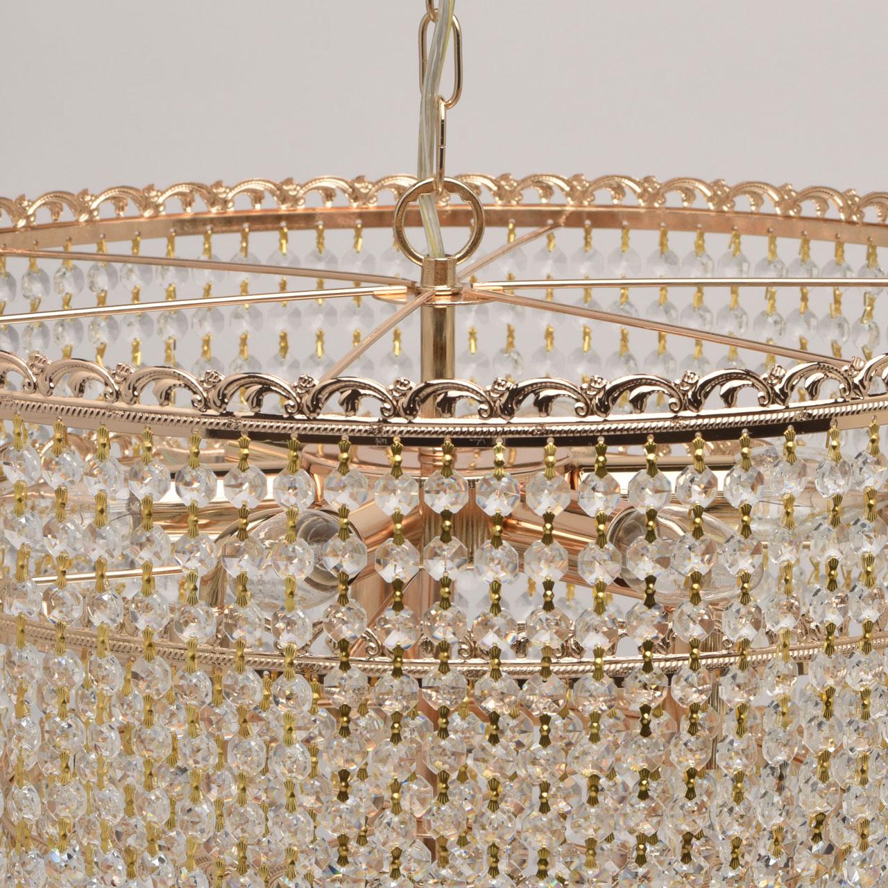 Подвесная люстра MW-Light Изабелла 35 351018510 MW-LIGHT ДИЗАЙНЕРСКИЕ, ИЗАБЕЛЛА 181796 Золотой  - Вид №2