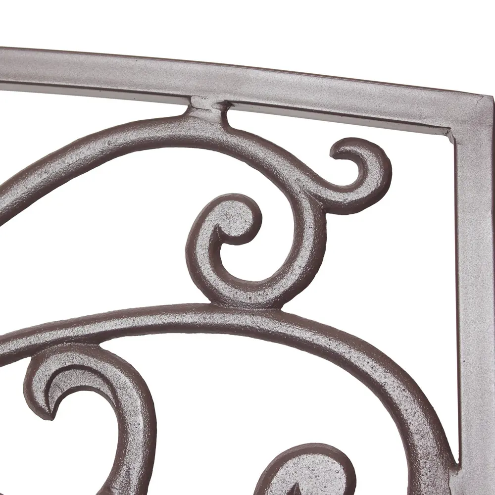 Скамья садовая Naterial 128х56х85 см металл коричневая STLM-2065919 - Вид №2