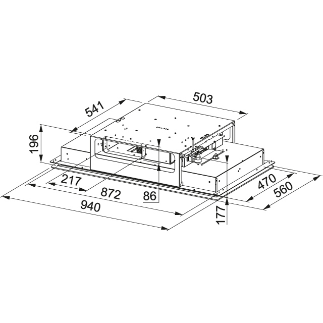 Вытяжка  FMYCF 906 WH Franke Ceiling Cabinet FMYCF 906 WH Белое стекло  - Вид №1