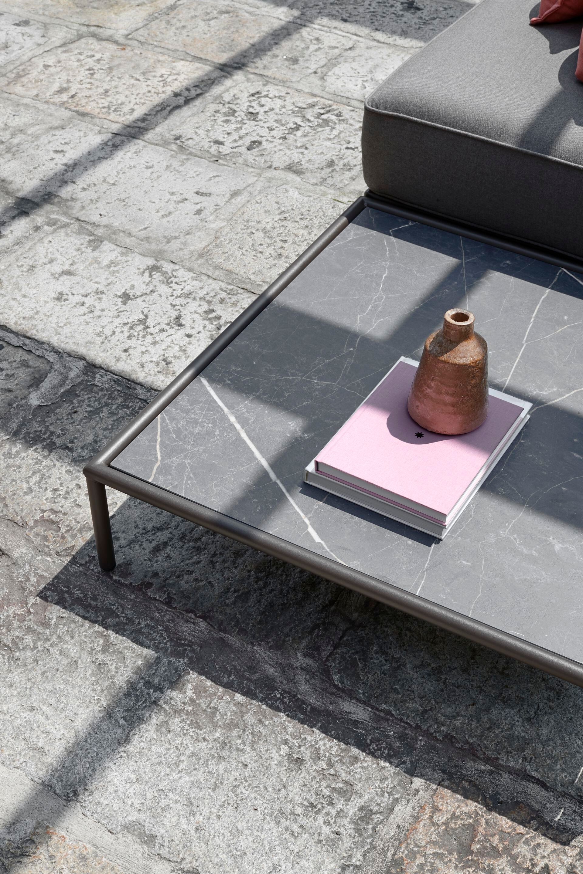 Окрашенный стальной садовый стол и столешница HPL S-CAB лоскут ARCH-00102797 - Вид №15