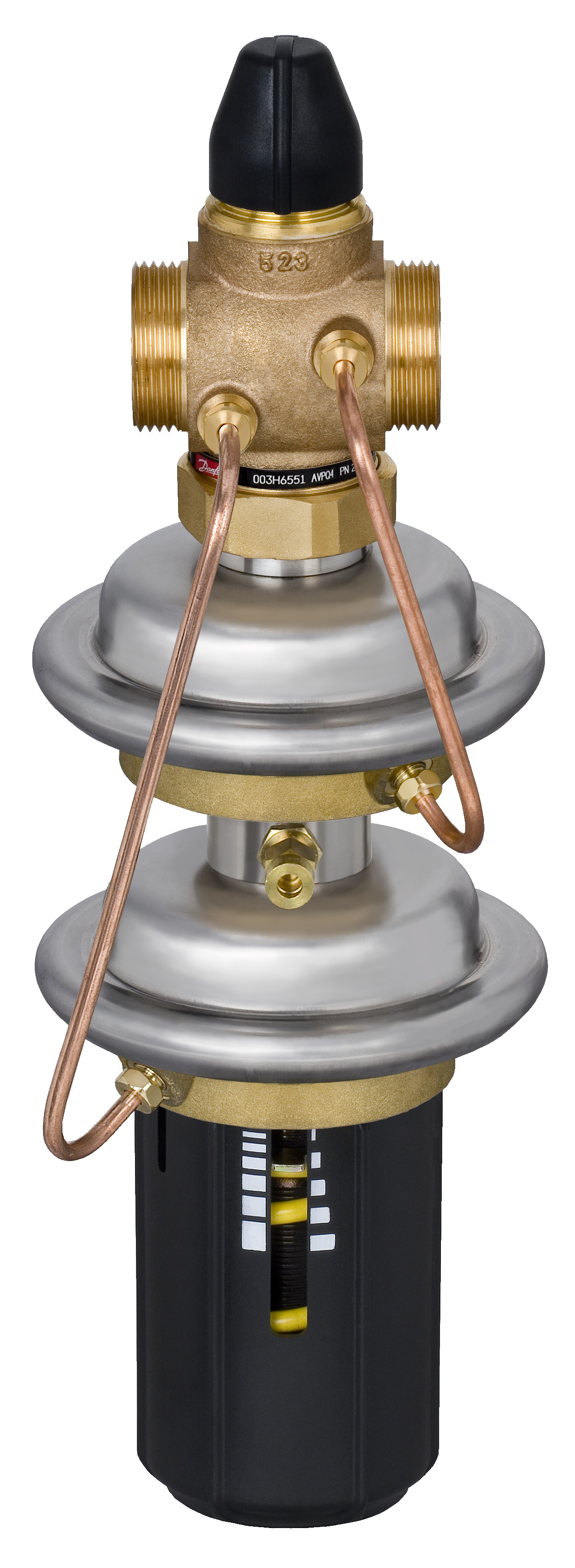 Danfoss Регулятор перепада давления AVPQ для монтажа на подающем трубопроводе РПД AVPQ 4PN25 32/12/0,2-1,0/0,2/резьб. 003H6552  - Вид №39