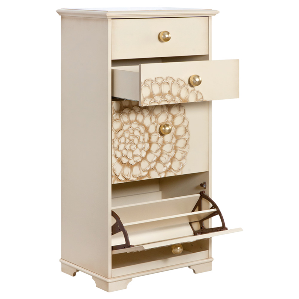 11557 Тумба для обуви Heri 4 Айвори BOGACHO 4627155818333 - Вид №2