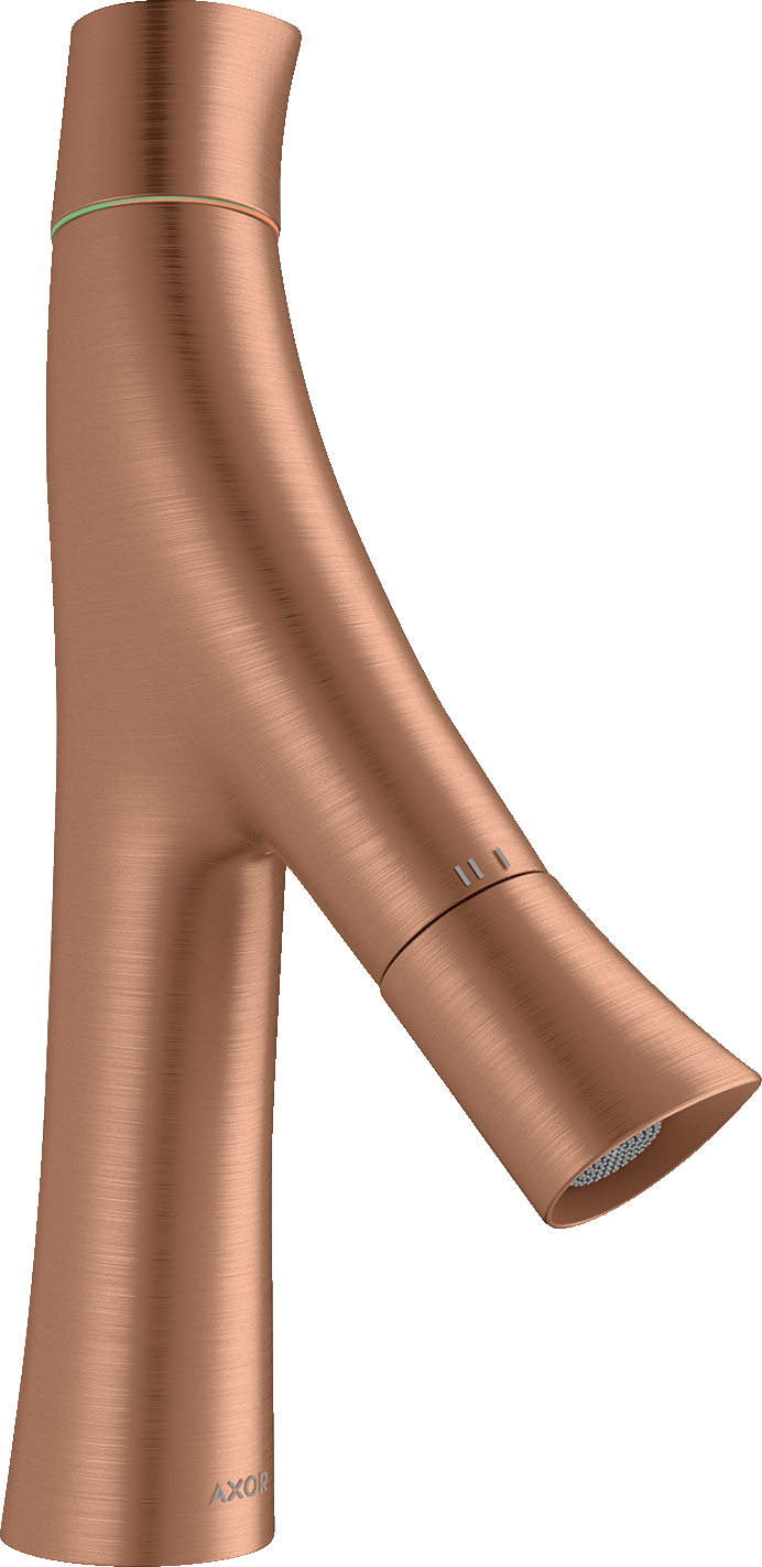 12011310 Смеситель для раковины 80, 2 ручки, со сливным гарнитуром, AXOR STARCK ORGANIC