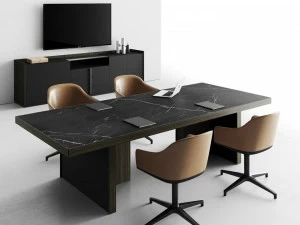 CUF Milano Стол для переговоров со столешницей из керамогранита Vittoria Vi ta 70