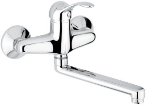 11005CR Настенный смеситель Melody для кухни, цвет хром