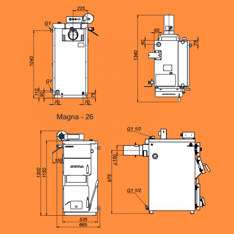 Котел отопления ZOTA Magna 26 MAGNA26 - Вид №8