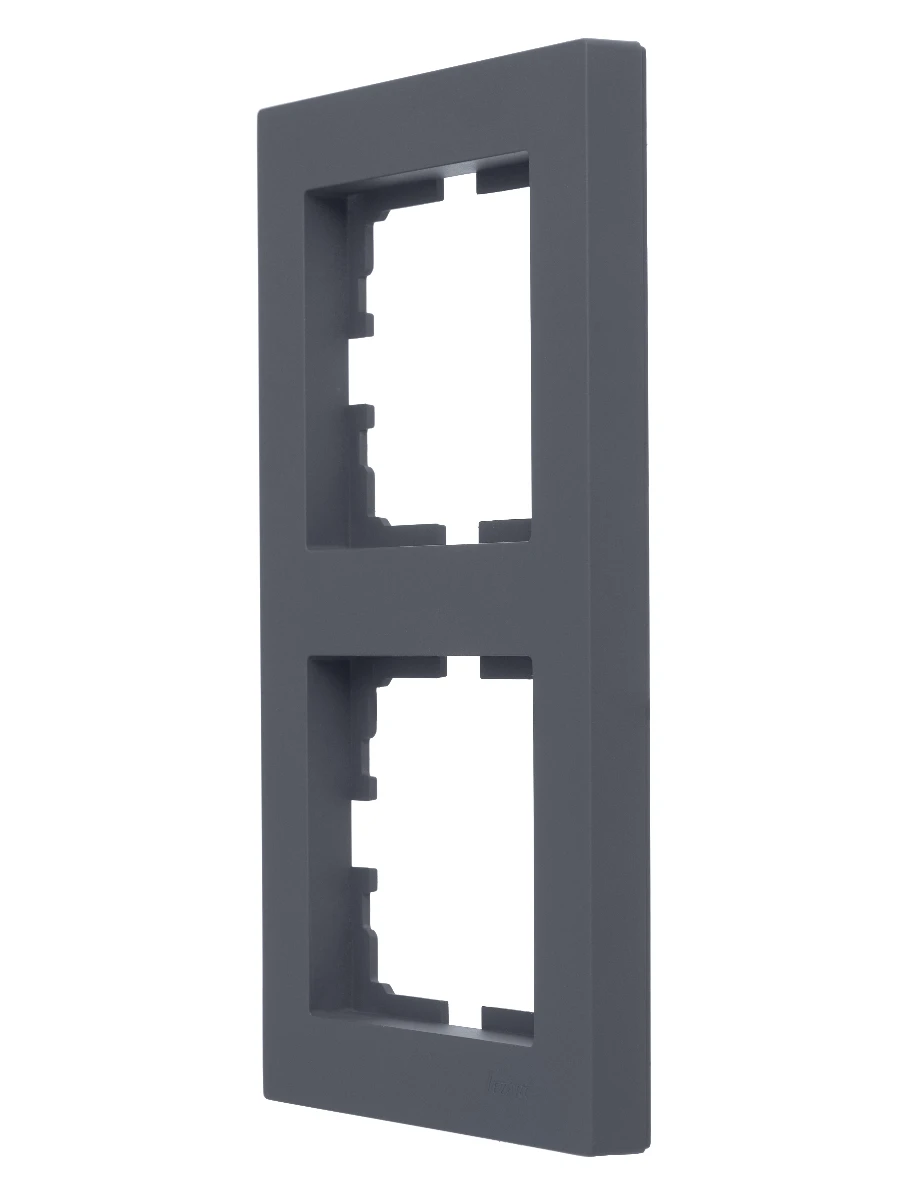 VESNA Рамка 2-я вертикальная графит LEZARD 742-3400-152 - Вид №4