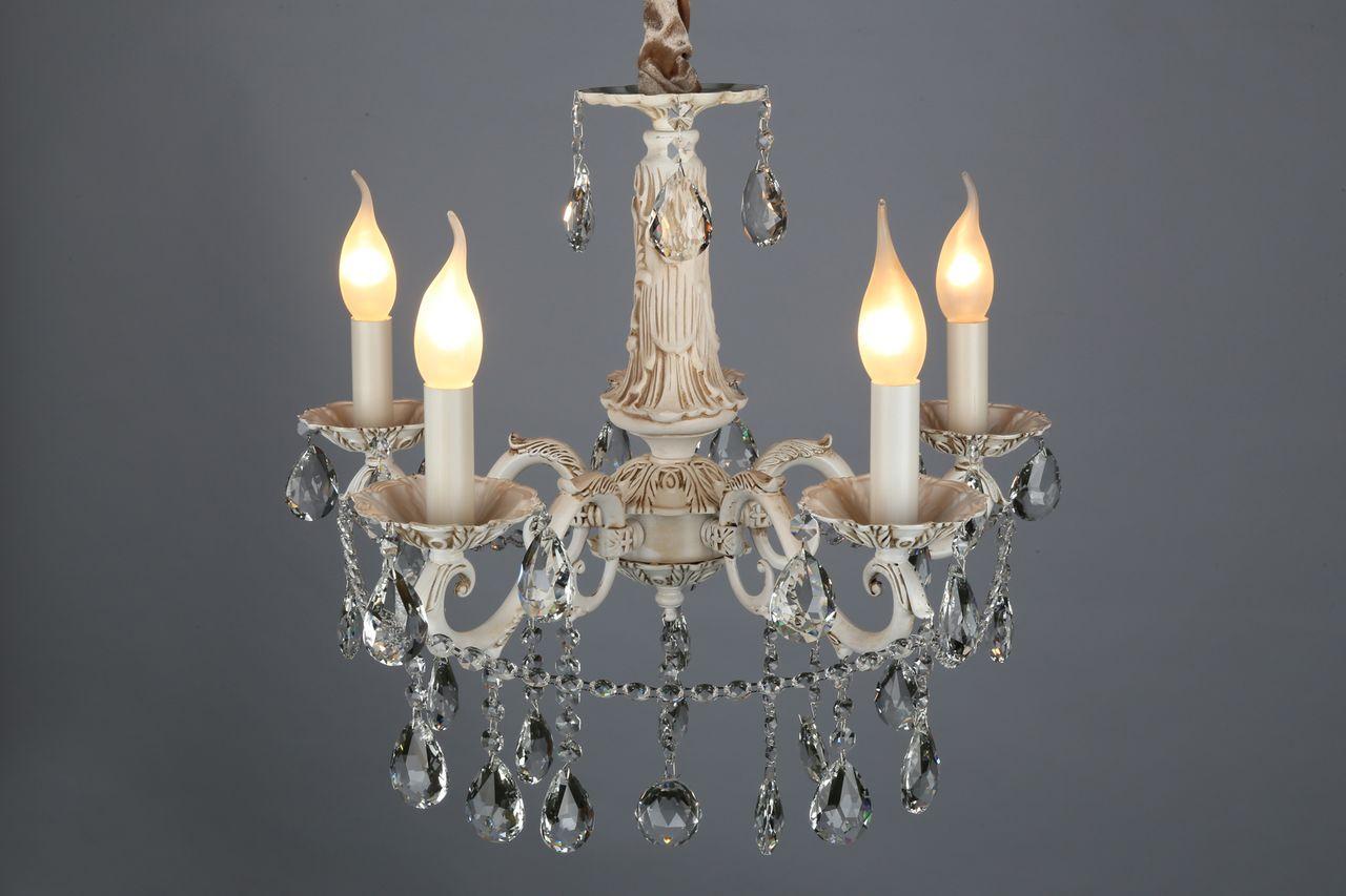 Подвесная люстра Omnilux OML-77203-05 OMNILUX OML-772 185596 Бежевый  - Вид №1