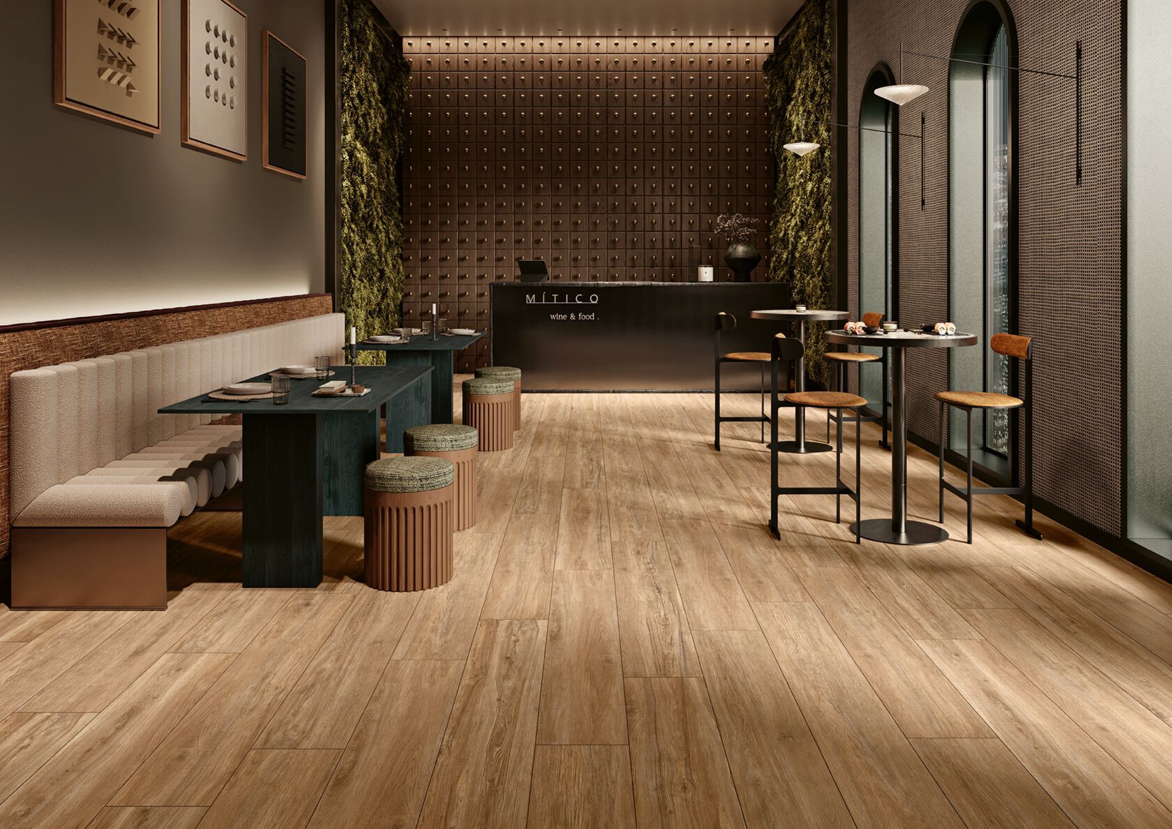 Пол из керамогранита под дерево Love Tiles комфорт ARCH-00127690 - Вид №1