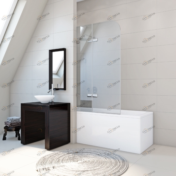 110X160GV862C Душевое ограждения на борт вынны GUTEWETTER Германия Trend