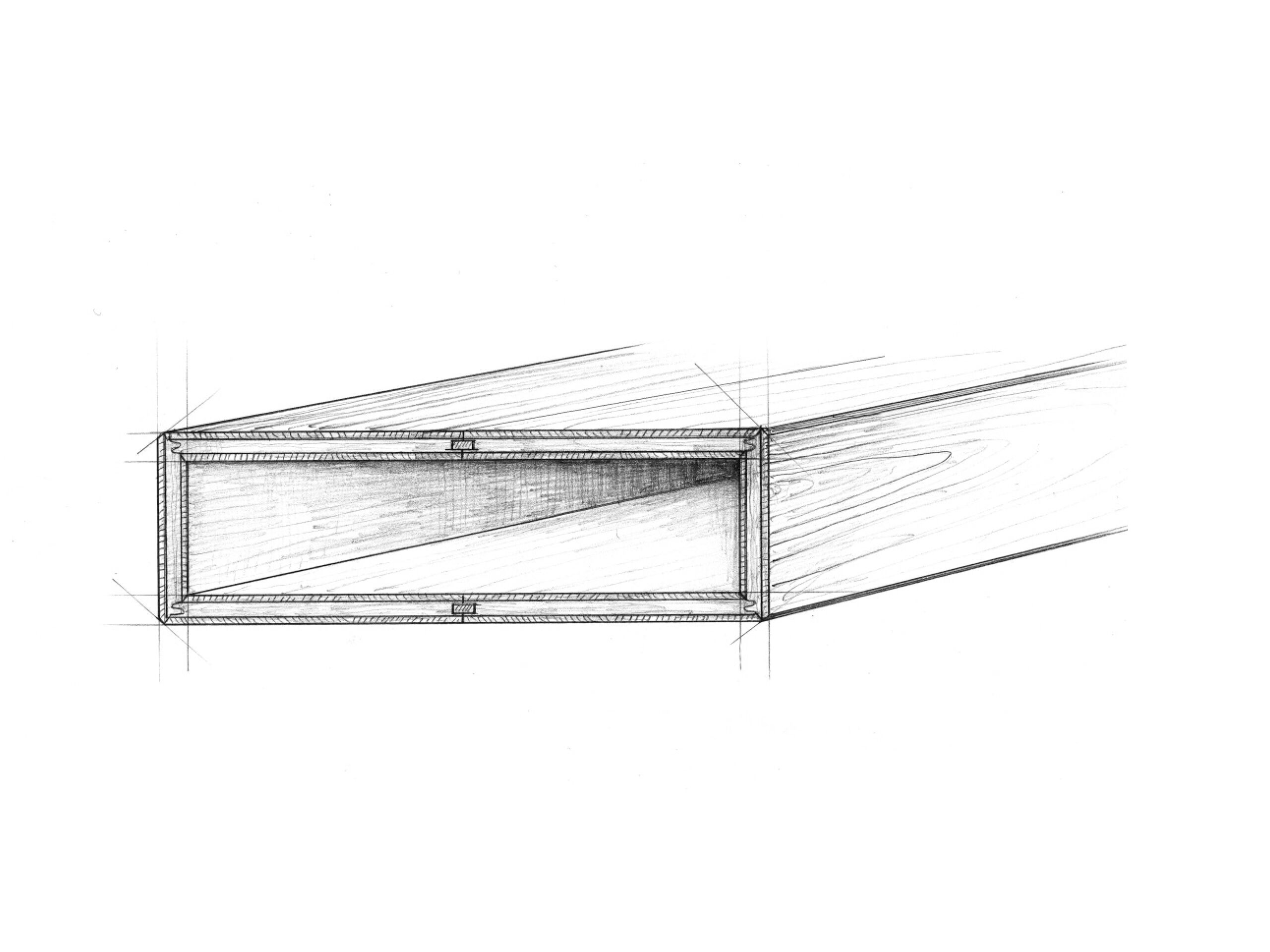 Биосовместимая трехслойная деревянная лестница Fiemme Tremila SCALA CON PEDATA SCATOLATA ARCH-00012900 - Вид №1