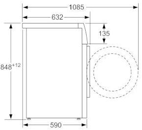 Gaggenau Стиральная машина 9 кг класс а +++  Wm260163  - Вид №3
