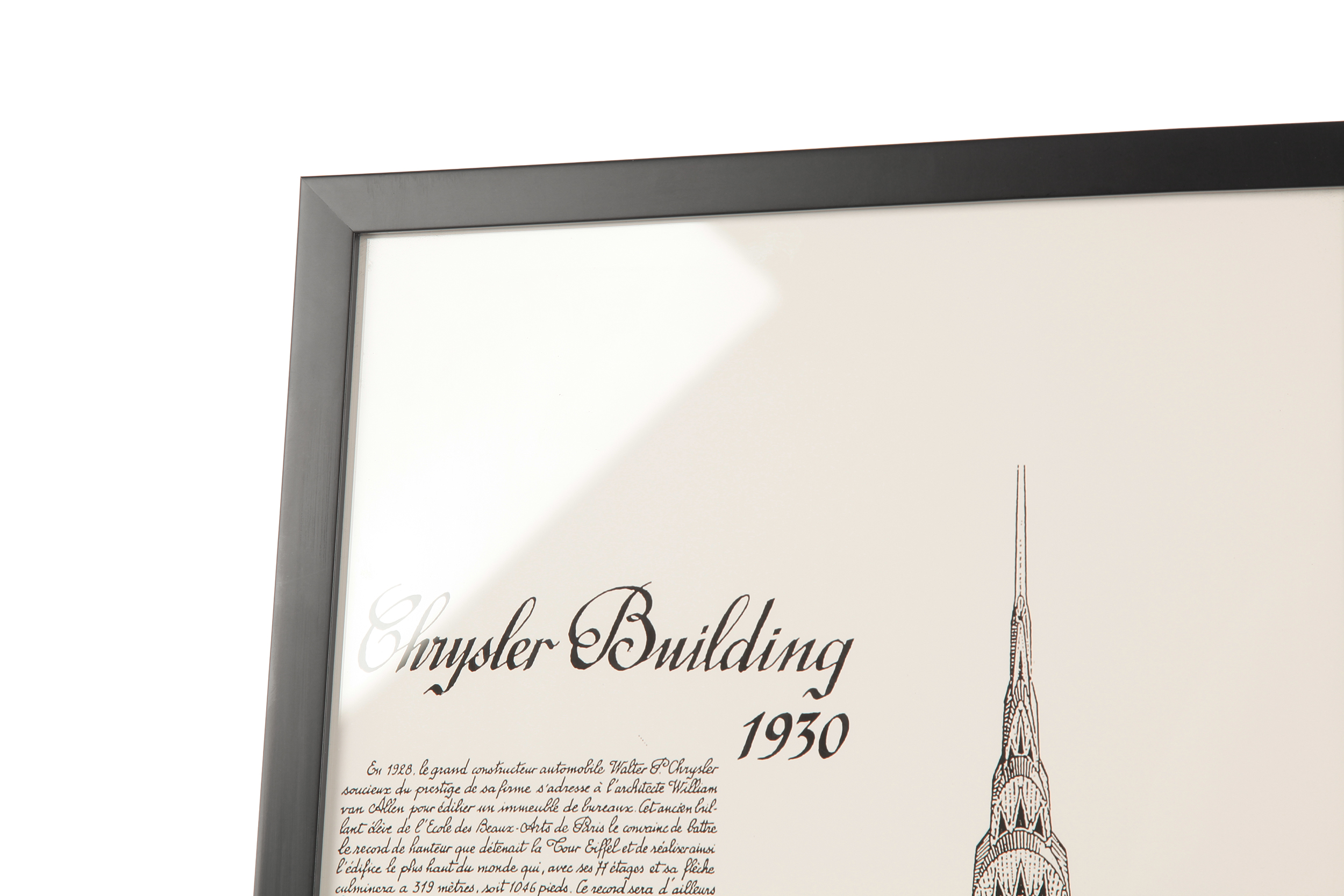 2000983161529 Постер Chrysler Building COSMO RED  - Вид №2