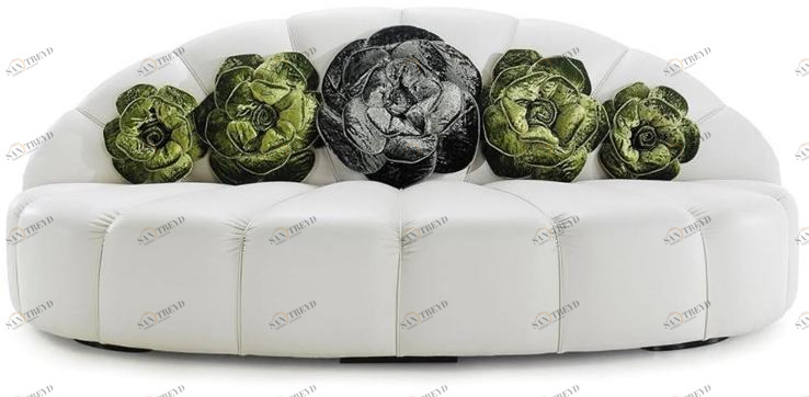 Sicis 3-х местный кожаный диван Nextart sun-id-1516234