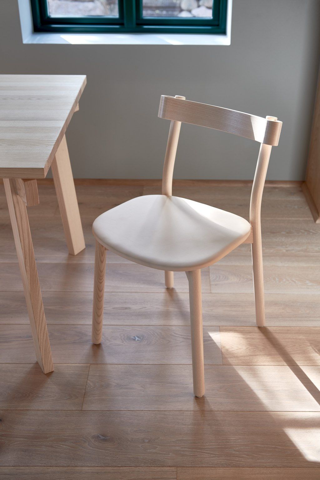 Стул из массива дерева с мягким сиденьем Bla Station натюрморт ARCH-00077540 - Вид №5