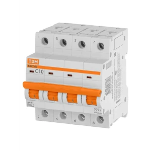 Автоматический выключатель TDM Electric ВА47-60 4Р C16 A 6 кА 89347165 STLM-2134457
