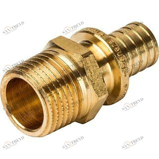Переходник НР 16x1/2" аксиальный для труб из сшитого полиэтилена STOUT SFA0001001612