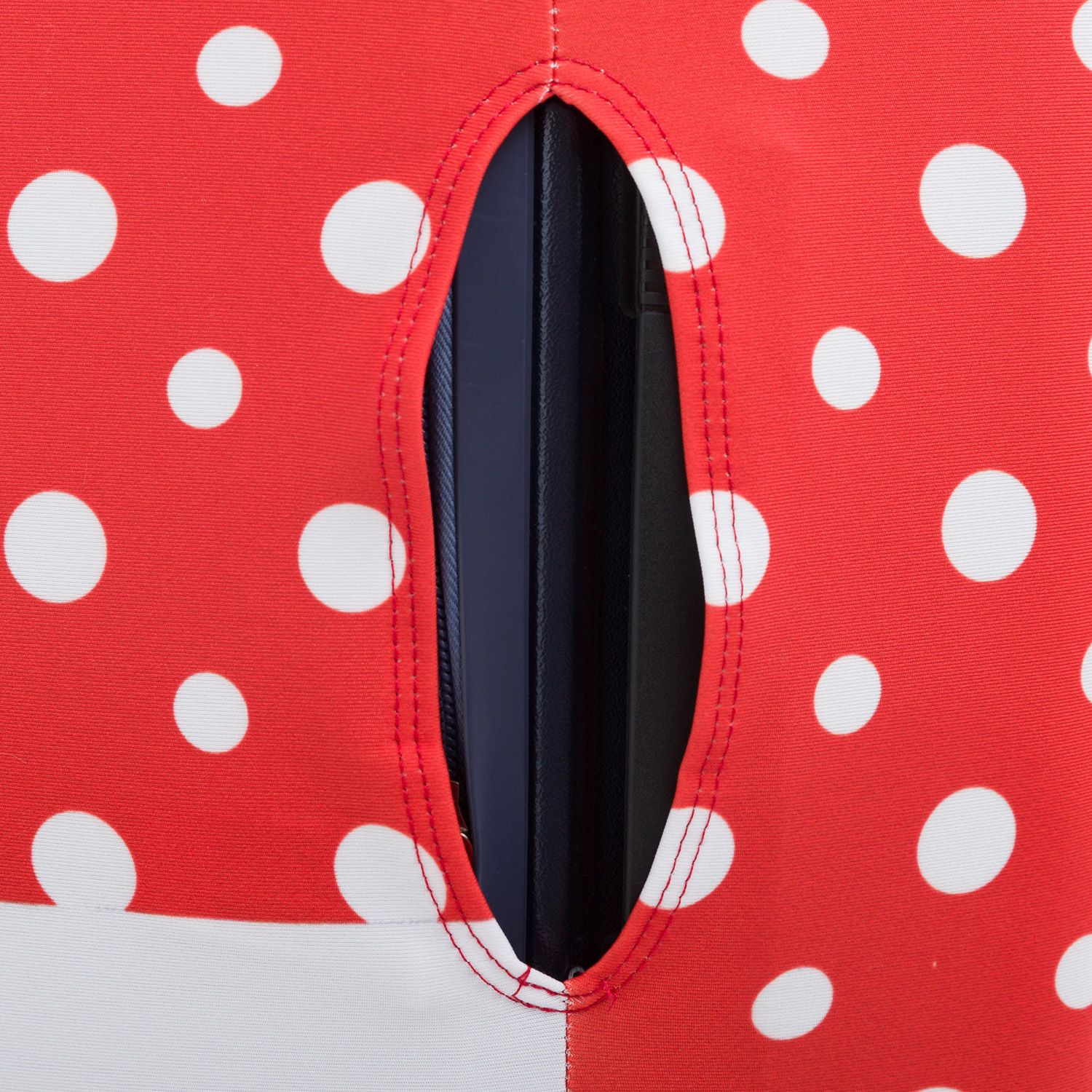 ECO Горошек с бантиком ML Чехол для чемодана средний Fancy Armor ECO - Вид №2