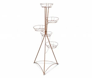 Подставка для цветов Kolonna 5 медь SHEFFILTON ПОДСТАВКИ ДЛЯ ЦВЕТОВ 014973 Медный