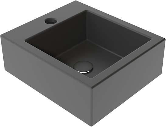 SQULAV21 Подвесная раковина настенная GSG CERAMIC SQUARE