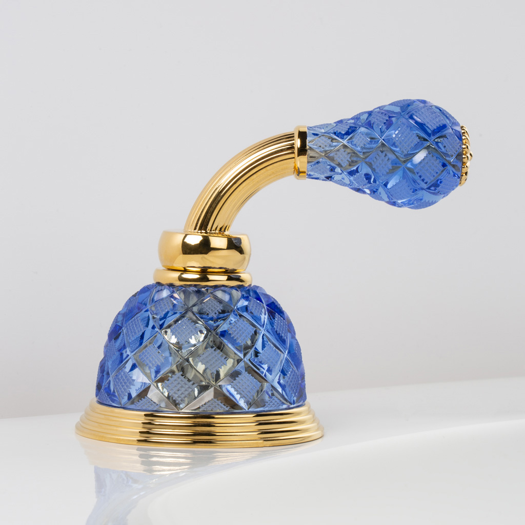 C62-334 C62-334 4-позиционный переключатель на ободе LO РУЧКА КУПОЛЬНАЯ Cristal & Bronze DÔME À MANETTES LOSANGE  - Вид №1