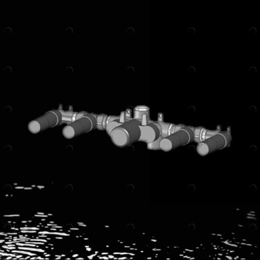 Внутренняя часть смесителя термостатического для ванны 7WKTV001 Geda Nextage Built-in Parts скрытого монтажа Внутренние части смесителей Built-in Parts