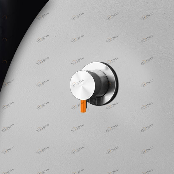 Девиатор трёхрежимный глянцевая сталь с оранжевой ручкой Toki Radomonte TKI11LCIL24