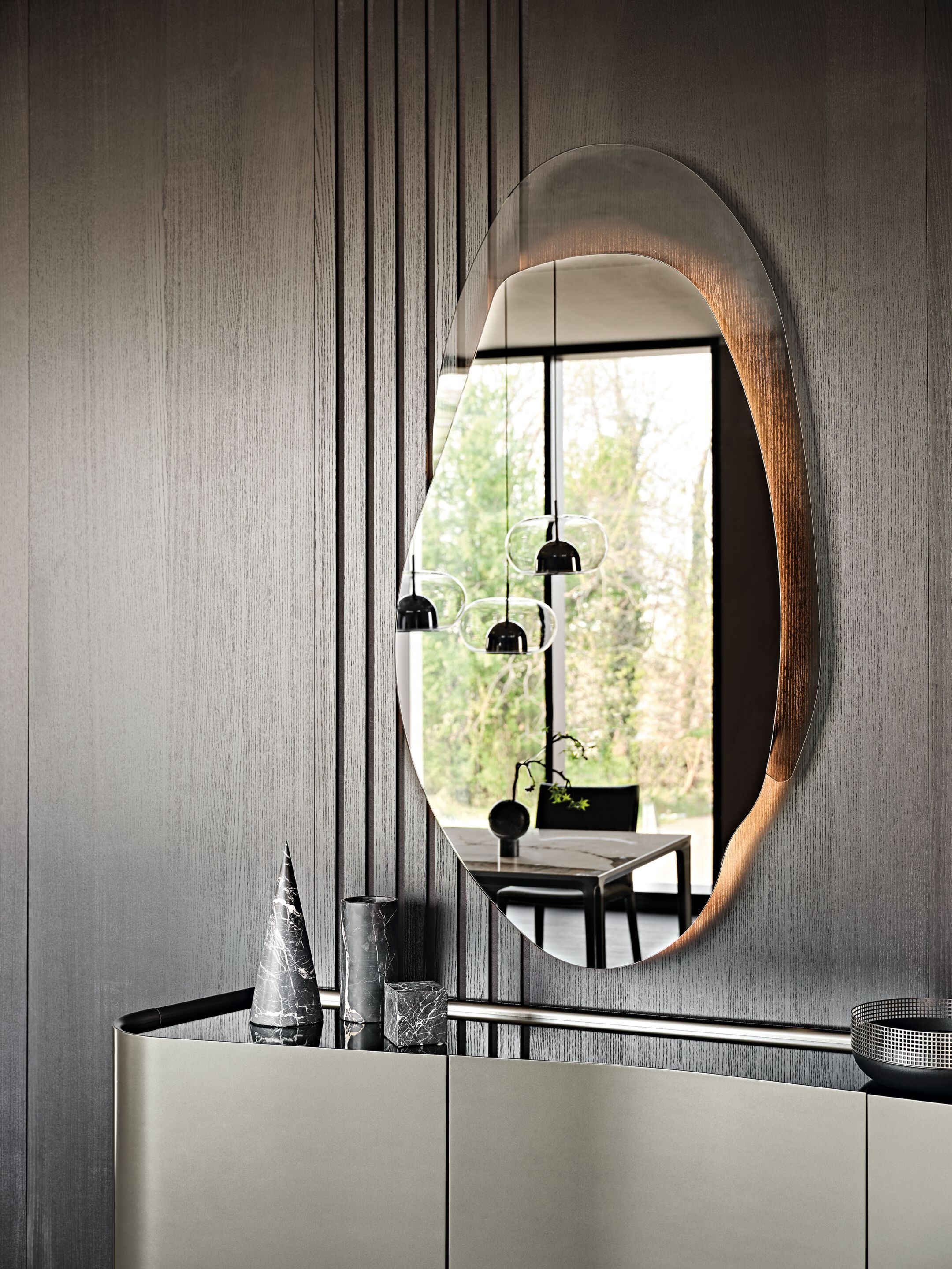 Настенное зеркало с рамкой Cattelan italia AKUMAL ARCH-00118510 - Вид №2