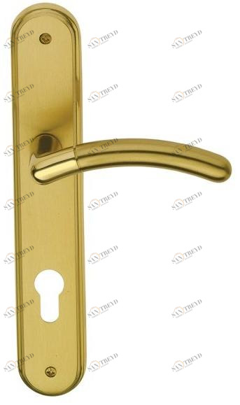 Pasini Ручка из латуни на пластине с накладкой  3380 