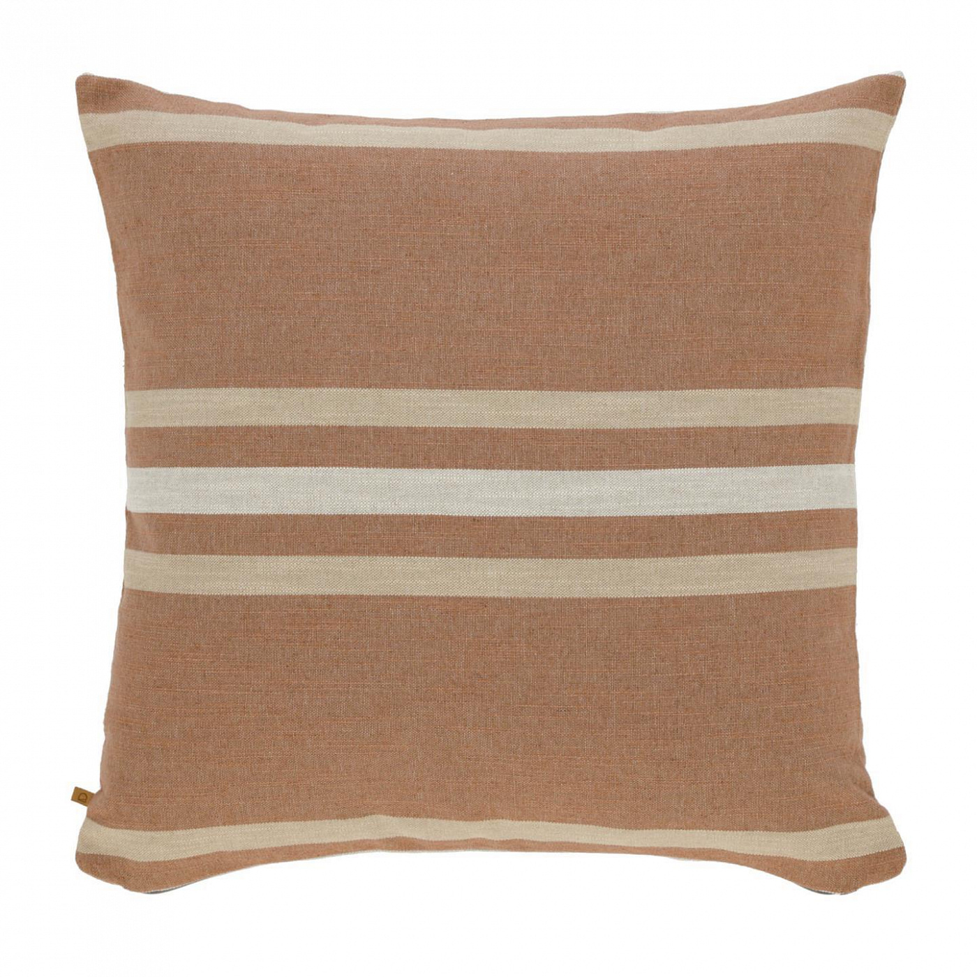 086607 Чехол для подушки в полоску бордового цвета 60 x 60 см La Forma Sydelle 