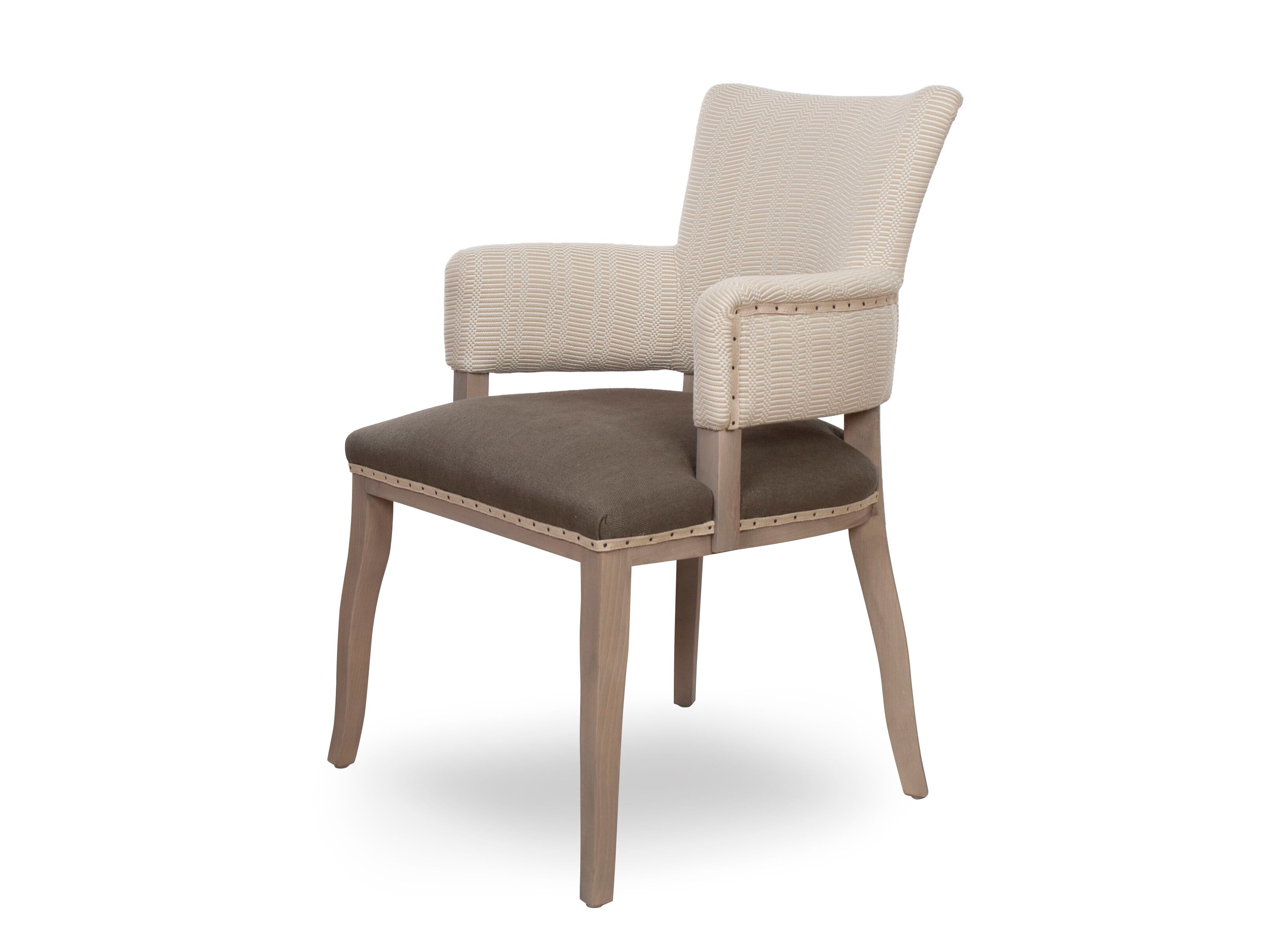 Тканевый стул с открытой спинкой и подлокотниками CREARTE COLLECTIONS BOILER CONTEMPORAIN ARCH-00049326 - Вид №1