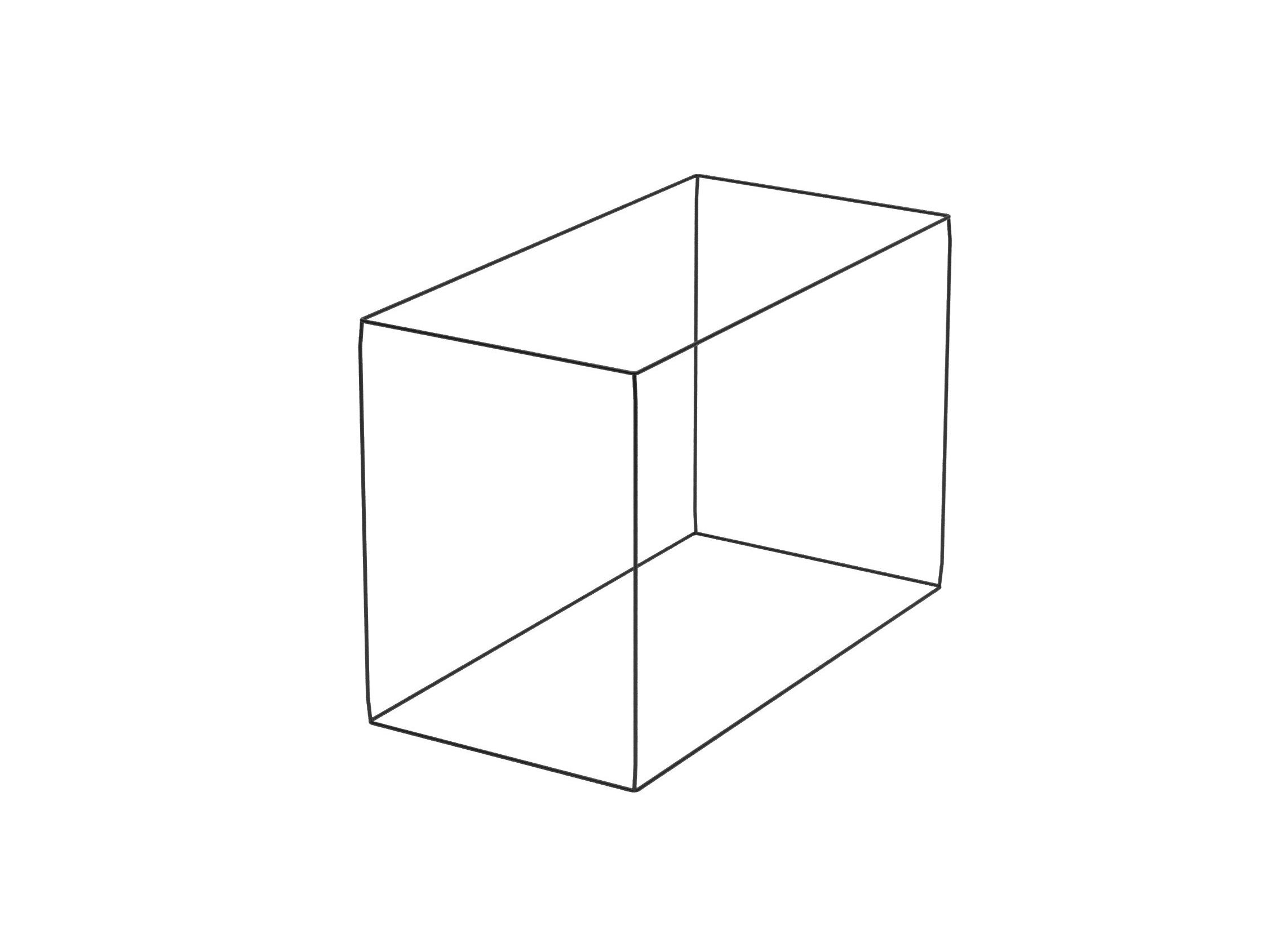 Модуль для модульной книжной полки из железного прута Pipedesign Qubo ARCH-00151133