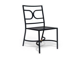 Стальной садовый стул