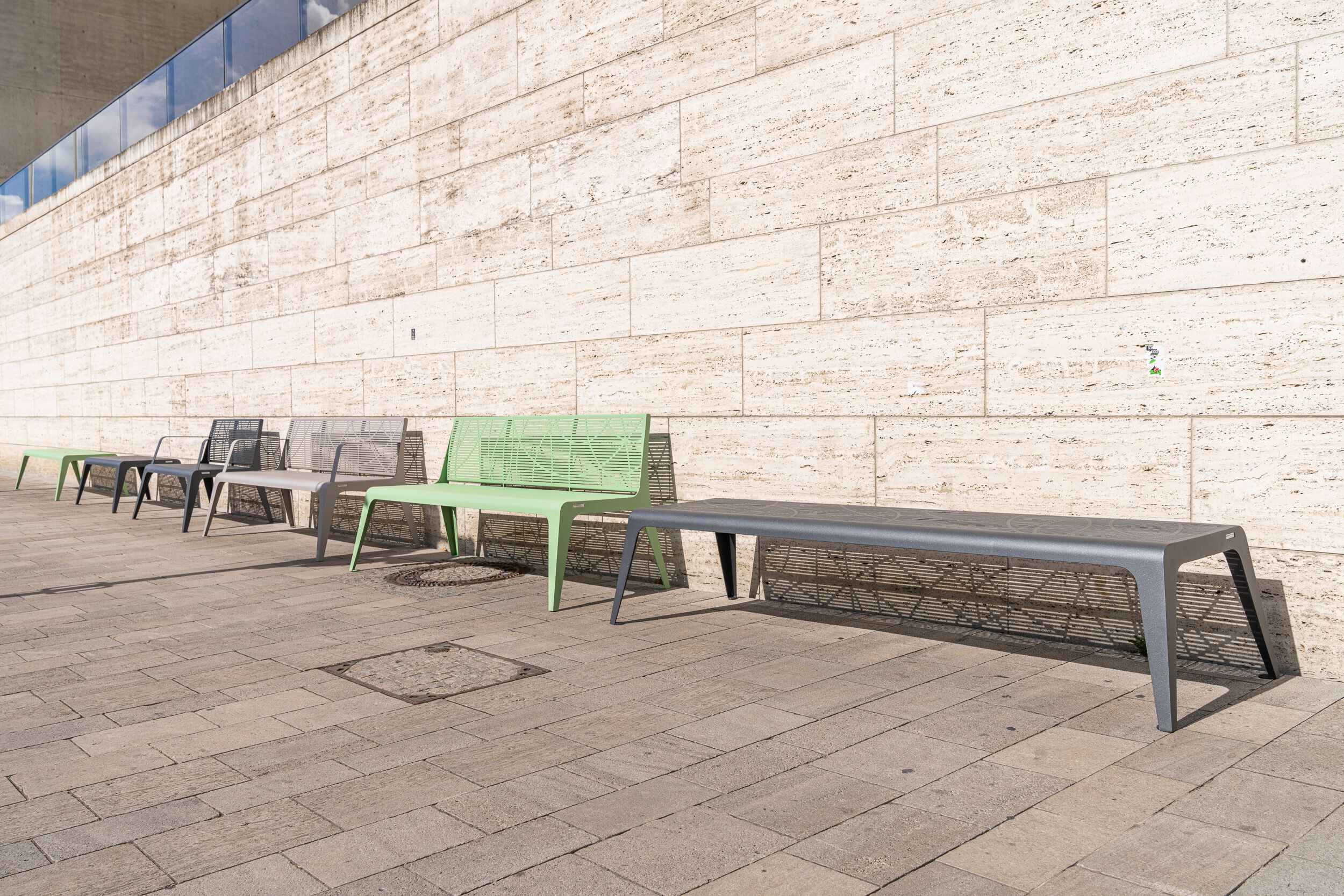 Скамья из нержавеющей стали без спинки BENKERT BANKE Chalidor ARCH-00142394 - Вид №6