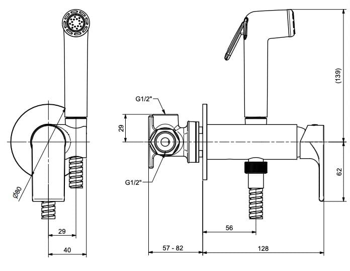 Гидроскоп с миксером Bugnatese Simple ARCH-00119539 - Вид №1
