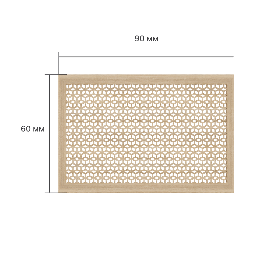 Экран для радиатора 90х60 см Илона дуб сонома STELLA STSR-1165 Standart - Вид №2