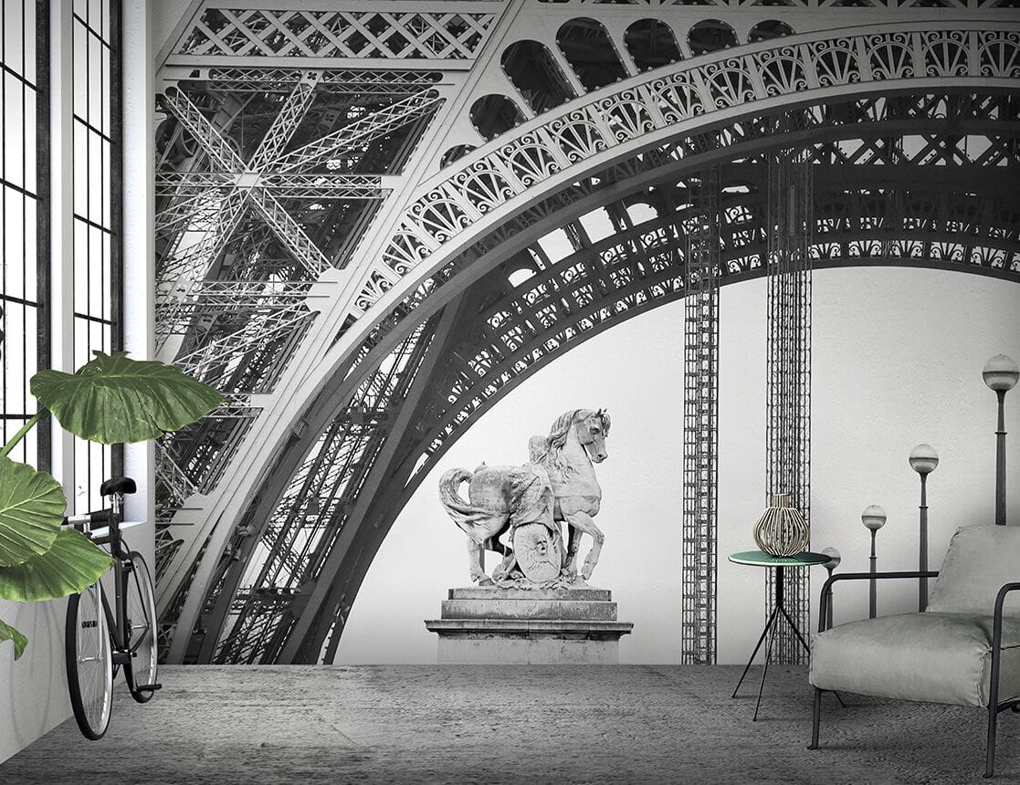 Обои с пейзажами N.O.W. Edizioni BLACK & WHITE / EIFFEL ARCH-00106816 - Вид №1